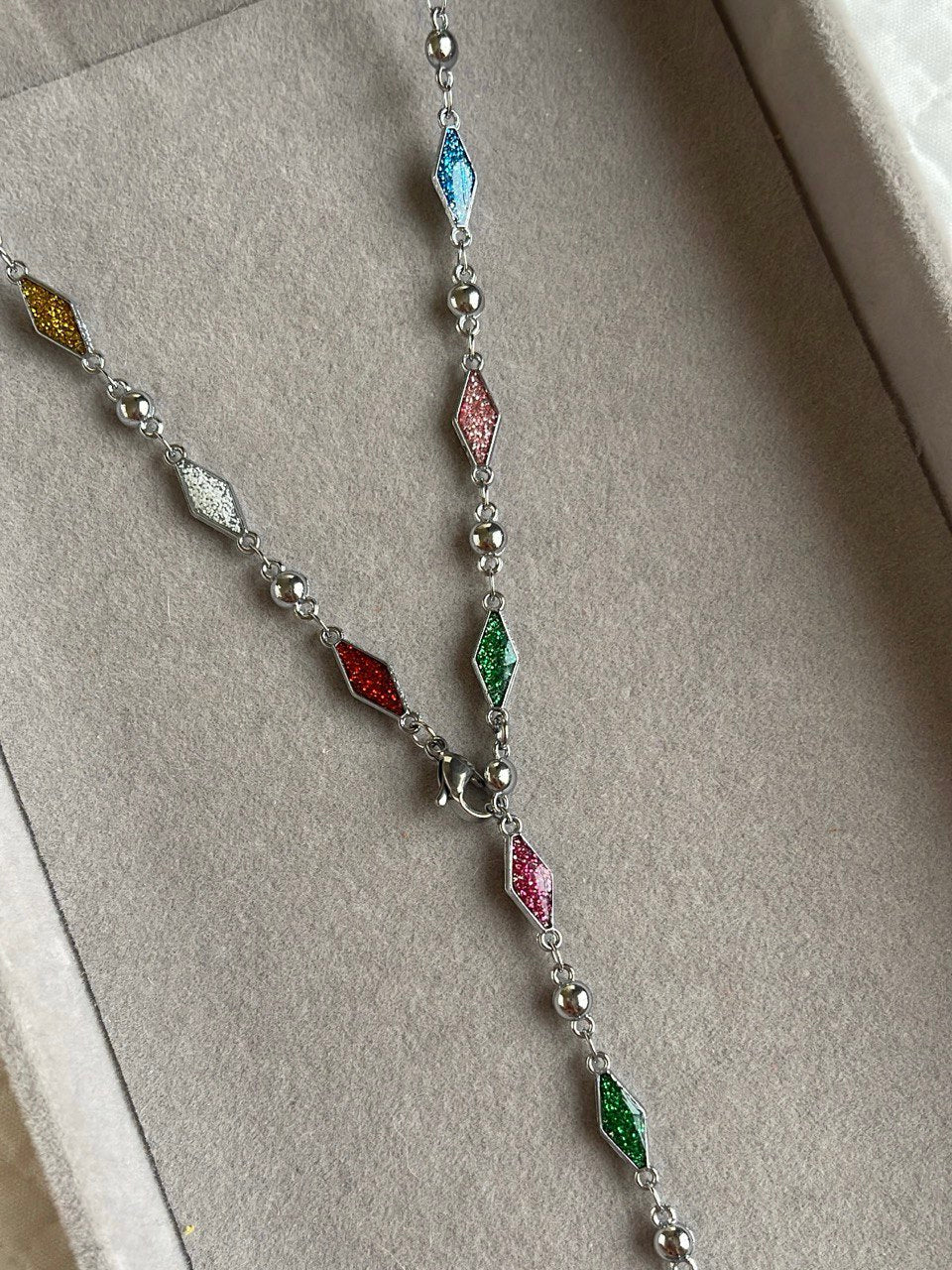 Rainbow Sparkle Necklace