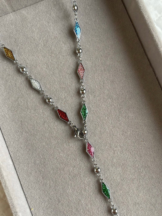 Rainbow Sparkle Necklace