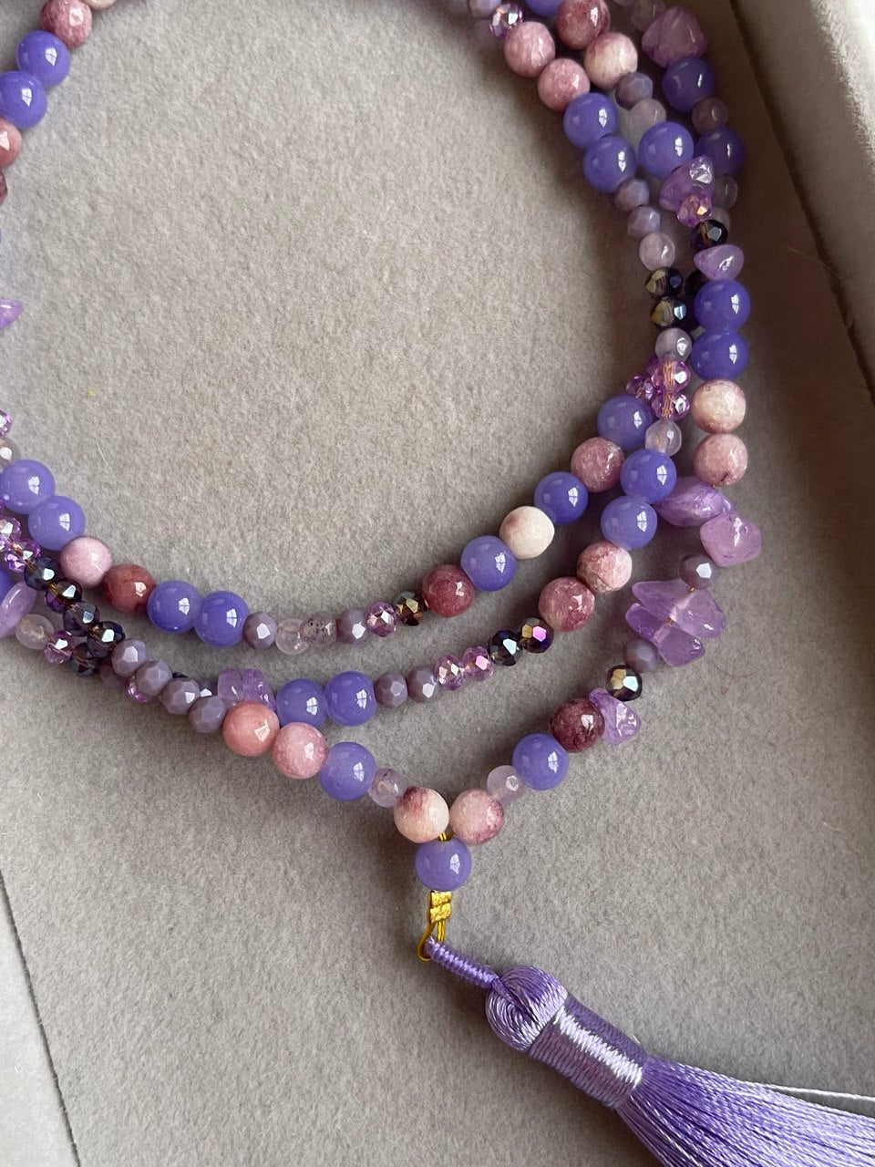 Lavender Boho Necklace