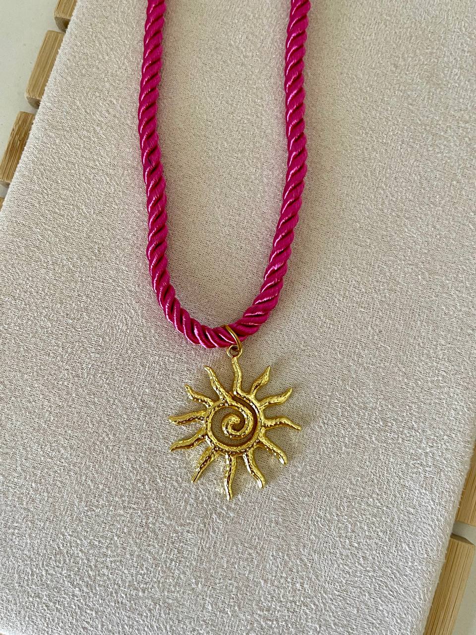 Golden Tide Sun Necklace
