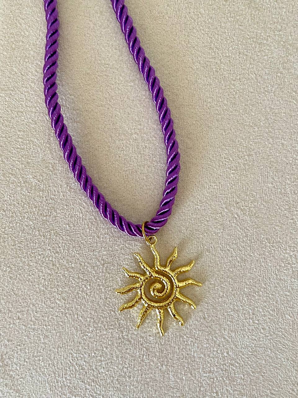 Golden Tide Sun Necklace