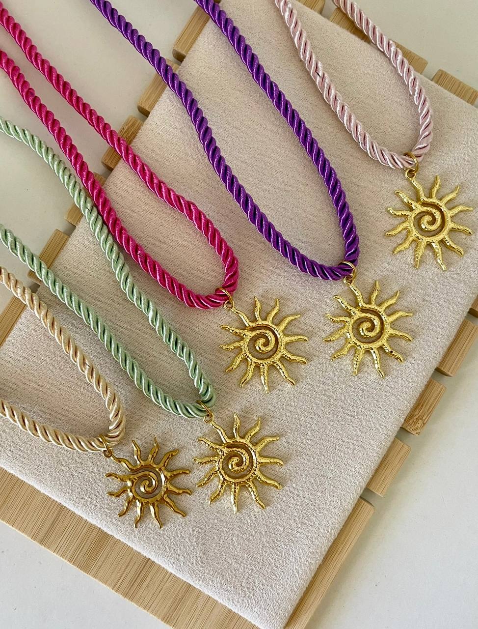 Golden Tide Sun Necklace