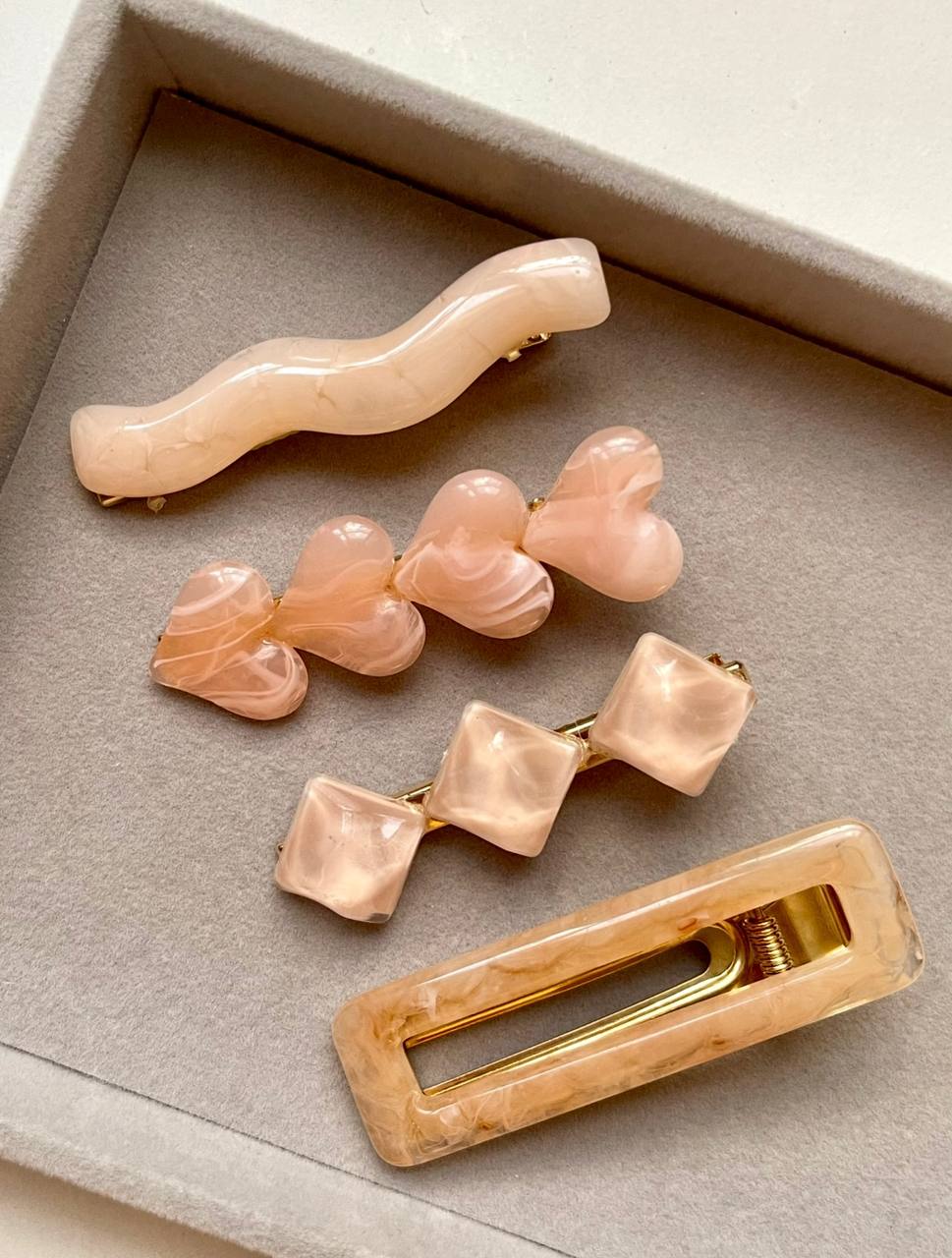 Blush & Bloom Clip Set
