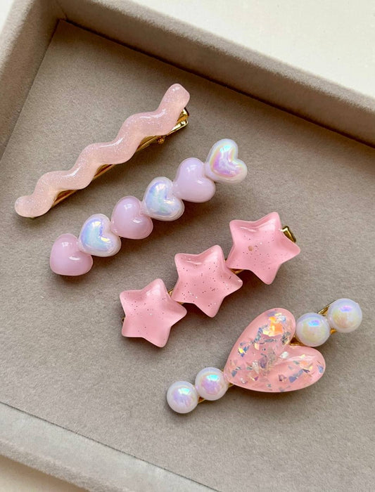 Pink Pretty Mix Hair Set