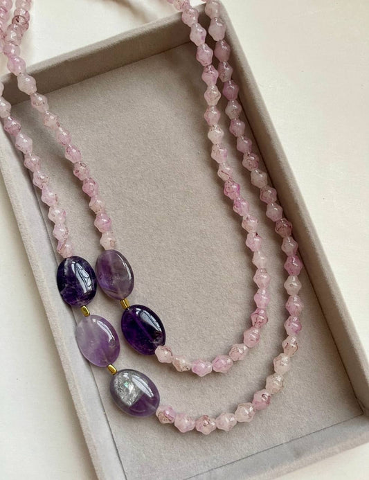 Purple Bloom Necklace