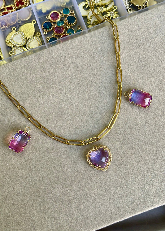 Violet Glow Necklace