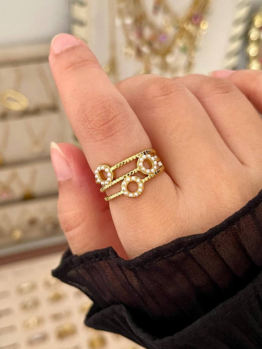 Halo Pearl Ring