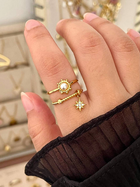Stellar Pearl Ring