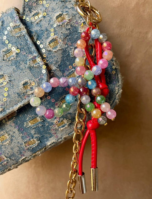 Candy Bow  Bag Charm