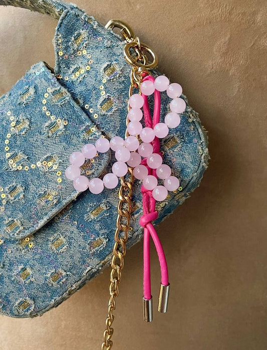 Golden Bow Bag Charm