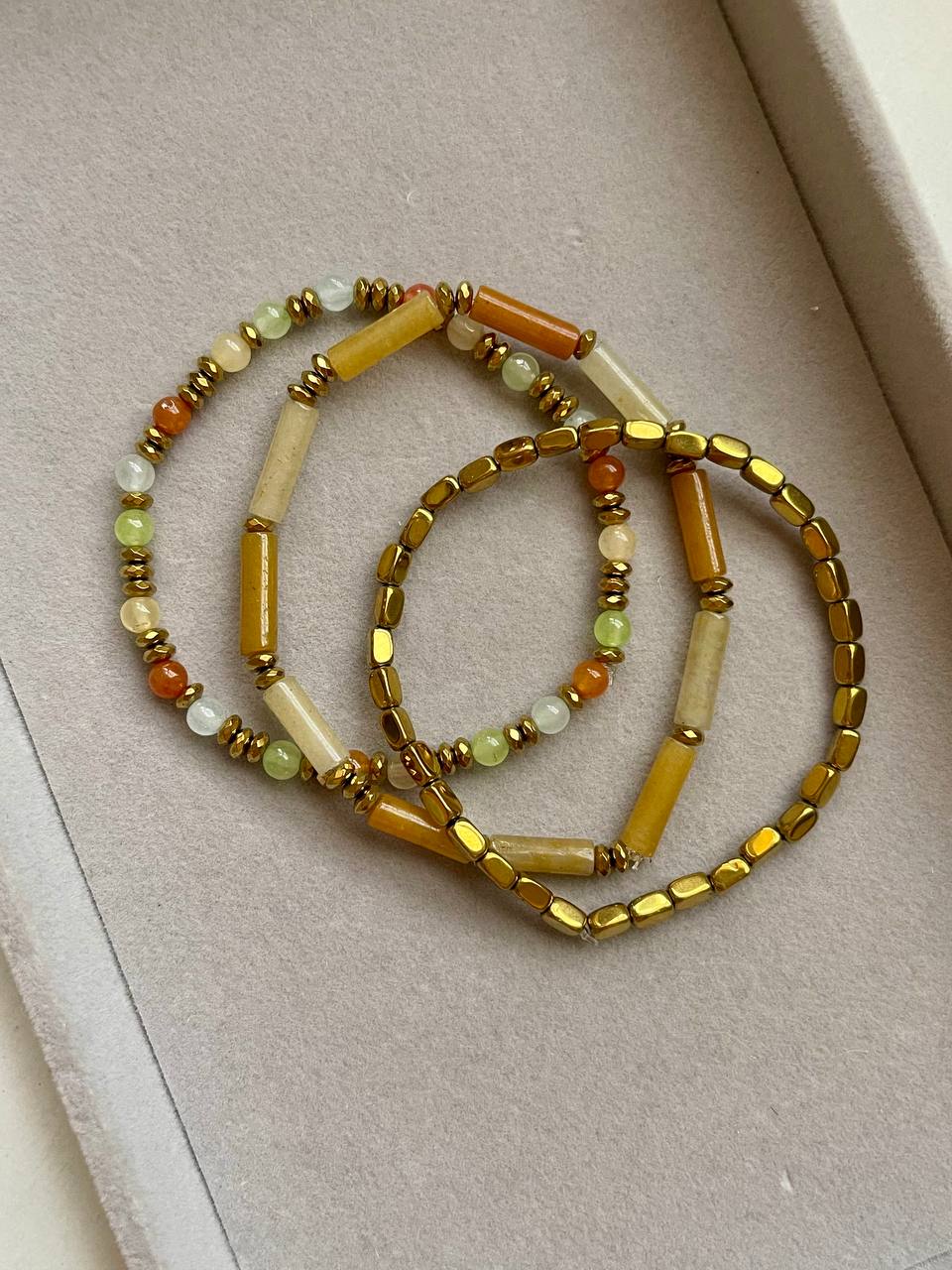 Golden Sunrise Bracelet Set