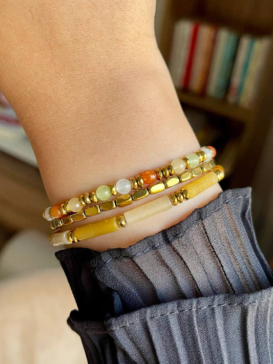 Golden Sunrise Bracelet Set