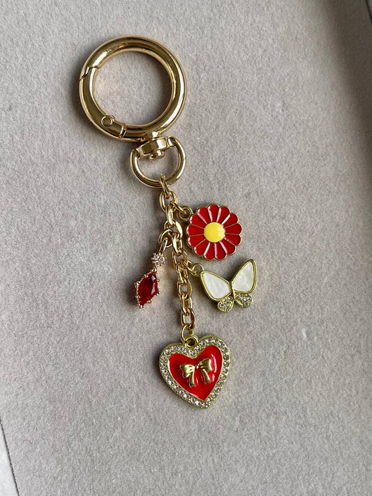 Butterfly Heart Keychain