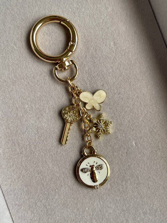 Golden Bee Charm