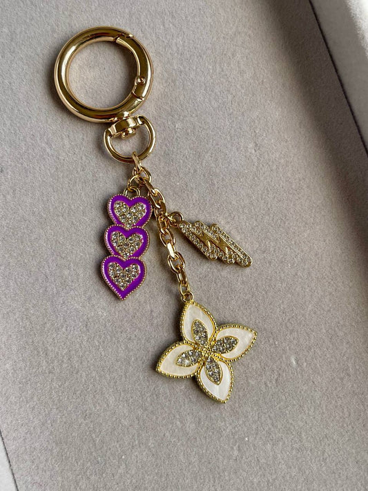 Amethyst Bloom Charm