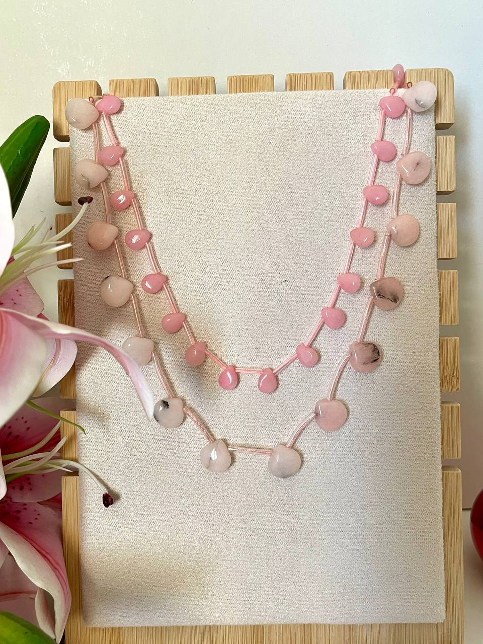 Blush Drops Necklace