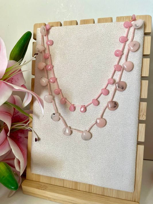 Blush Drops Necklace