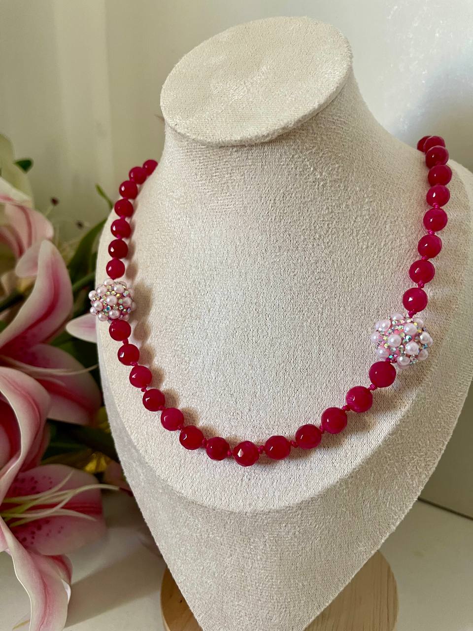 Pink Blossom Necklace