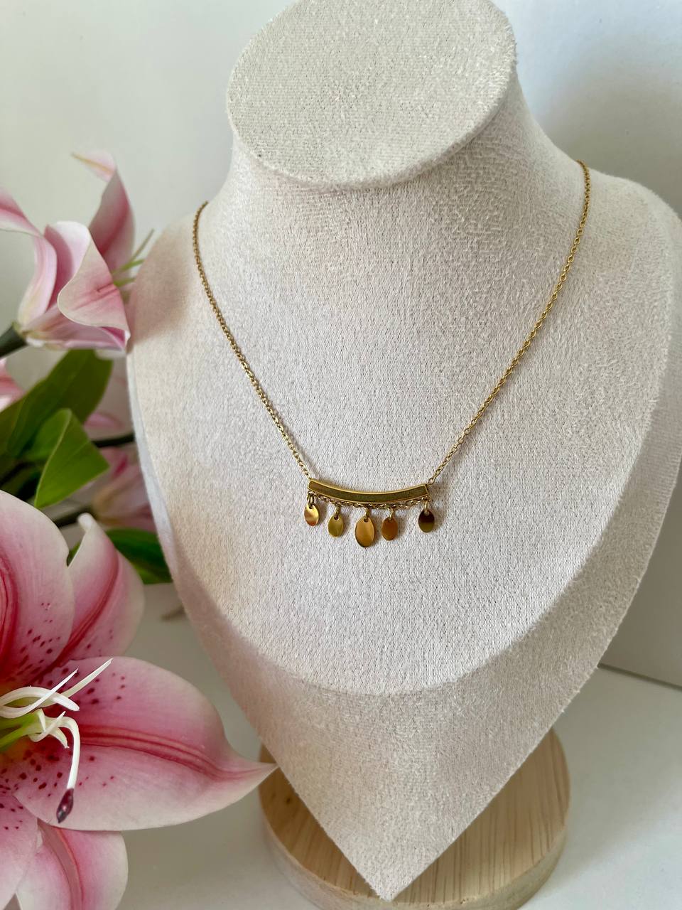 Golden Drops Necklace