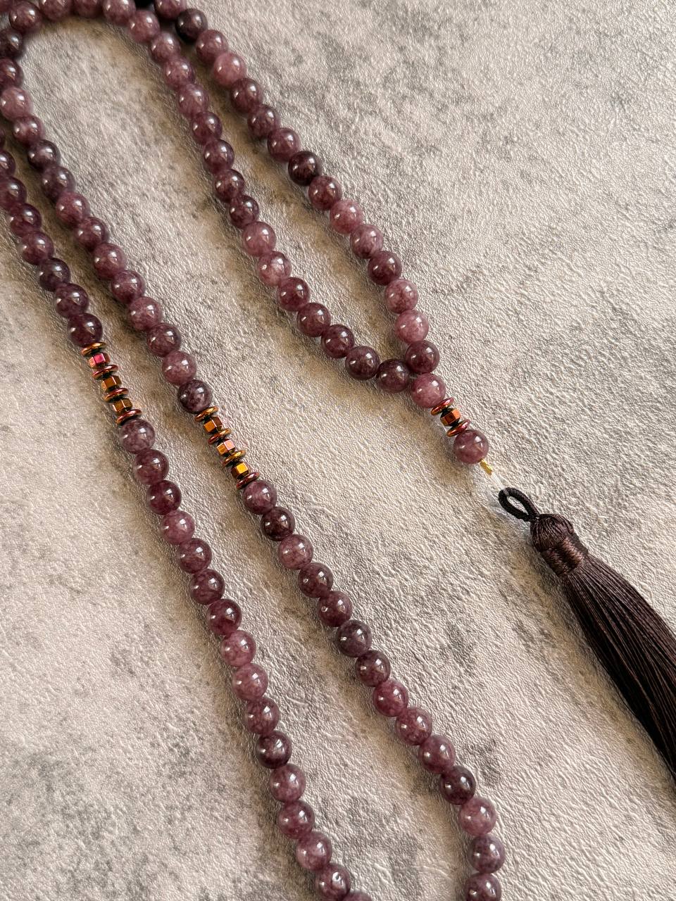 Brown Agate Prayer Beads - Sola Accessories