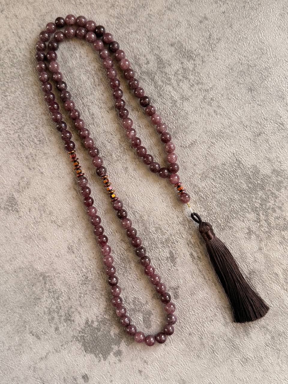 Brown Agate Prayer Beads - Sola Accessories