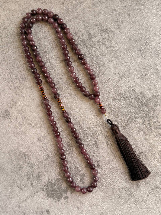 Brown Agate Prayer Beads - Sola Accessories