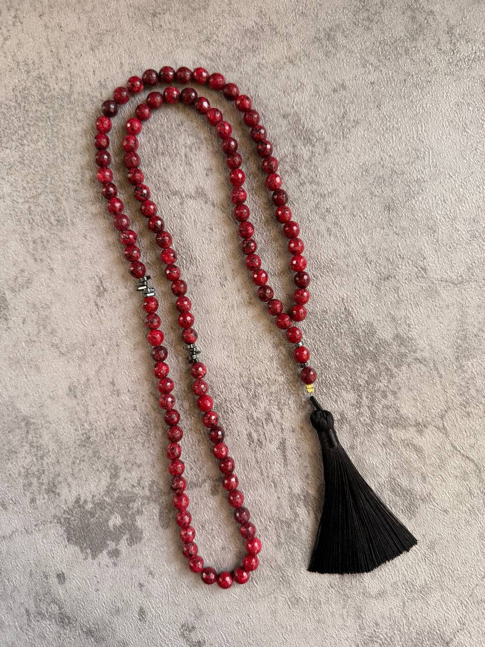 Red Prayer Beads - Sola Accessories