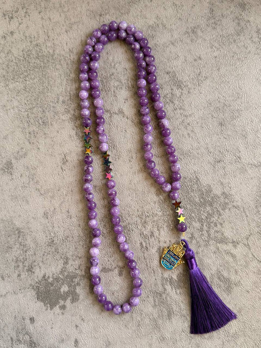 Purple Prayer Beads - Sola Accessories