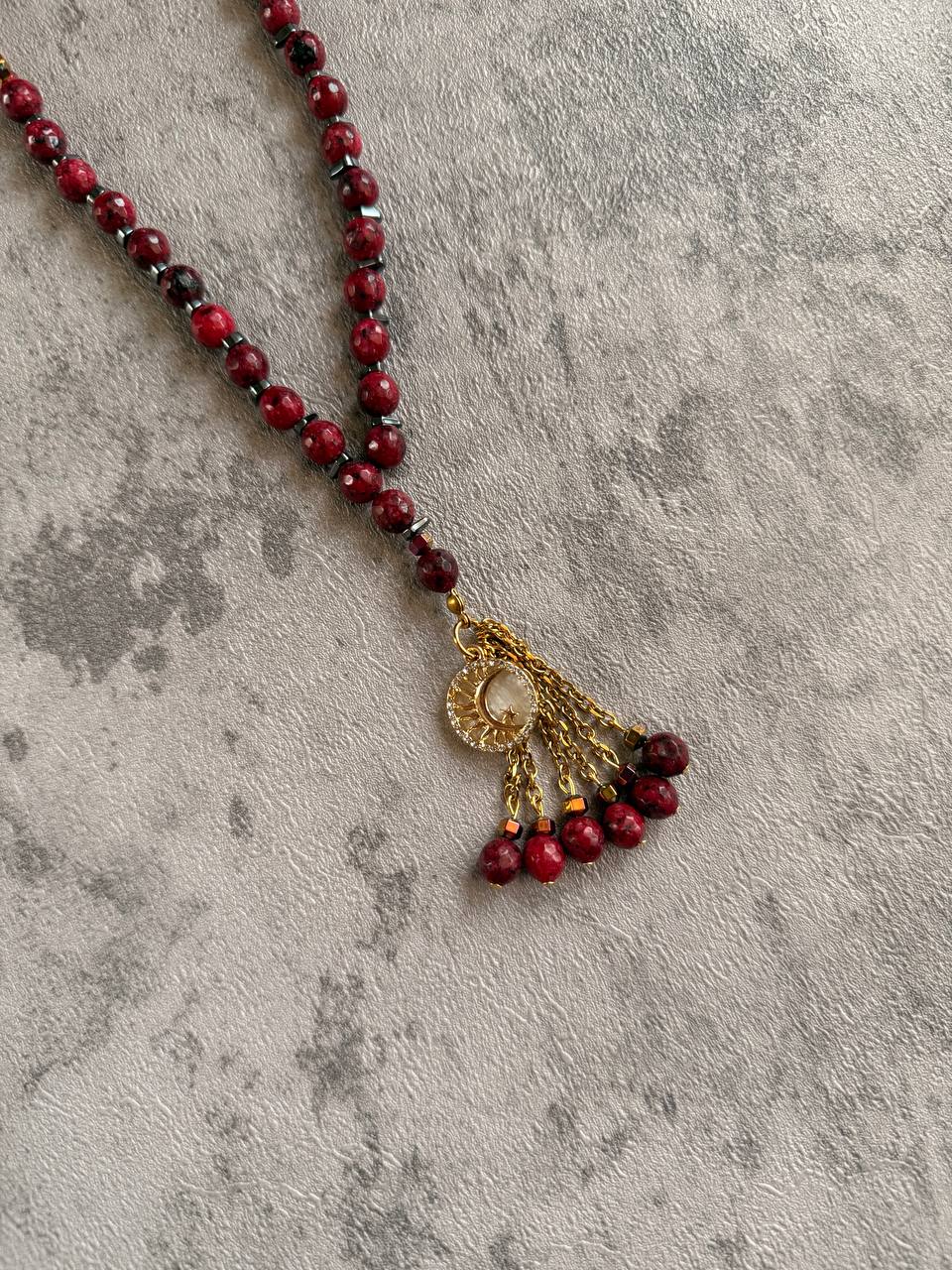 Mini Red Prayer Beads - Sola Accessories
