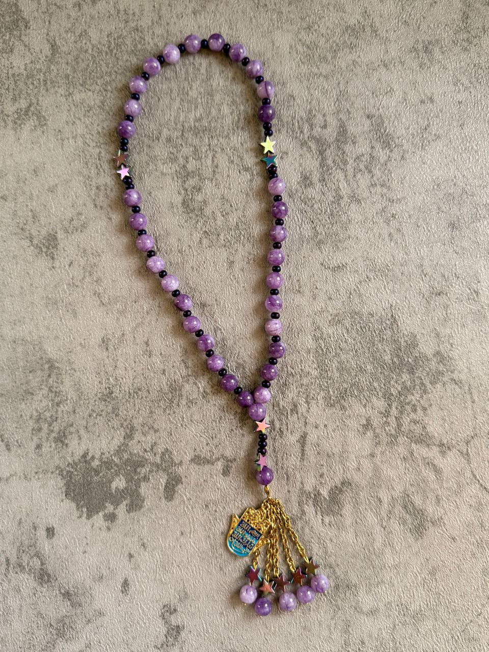 Mini Purple Prayer Beads - Sola Accessories