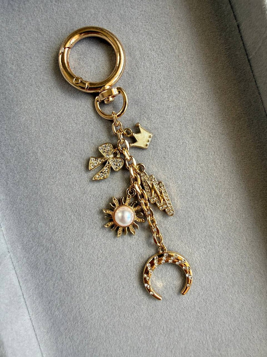 Starlit Ivory Keychain - Sola Accessories