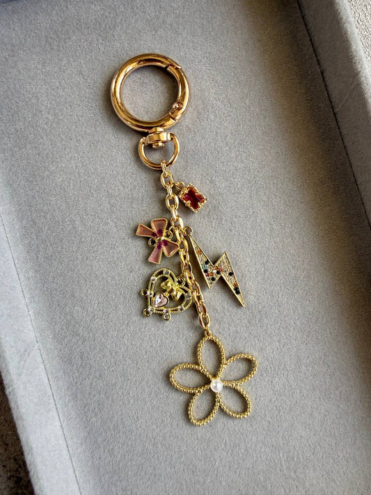 Golden Spark Keychain - Sola Accessories