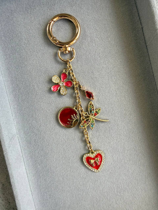 Ruby Garden Keychain - Sola Accessories