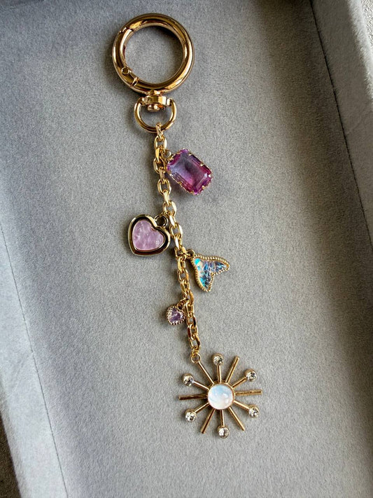 Sunbeam Charm Keychain - Sola Accessories