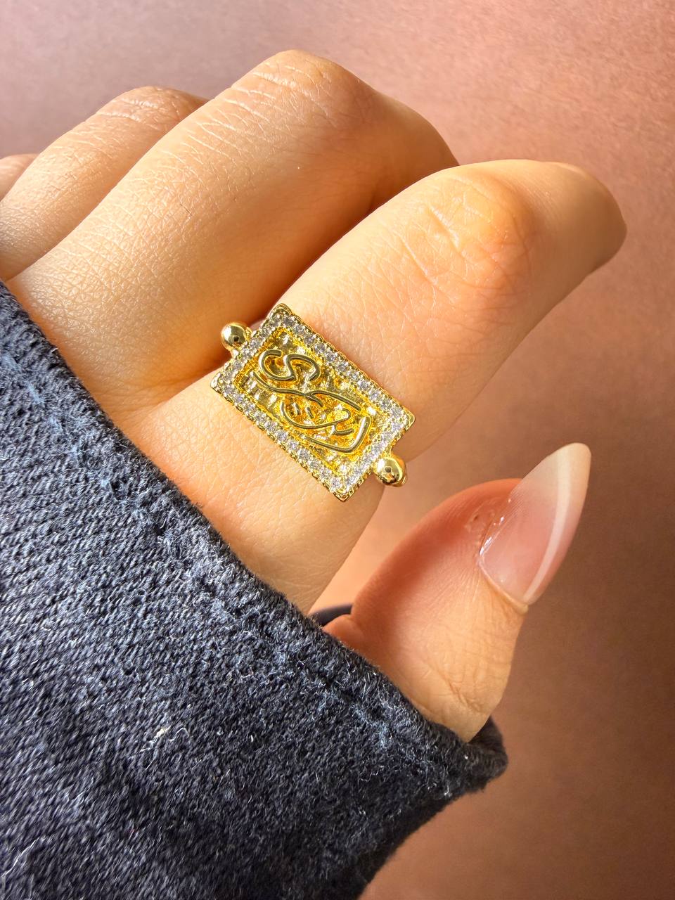 أَنْتَ عُمْرِي Ring - Sola Accessories