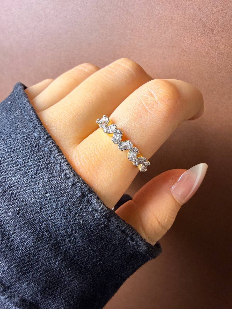 Zigzag Glow Ring - Sola Accessories