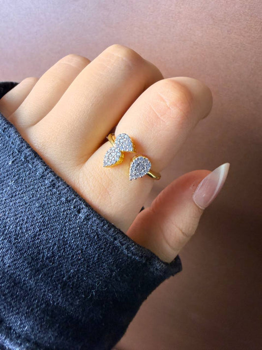 Leaf Spark Ring - Sola Accessories