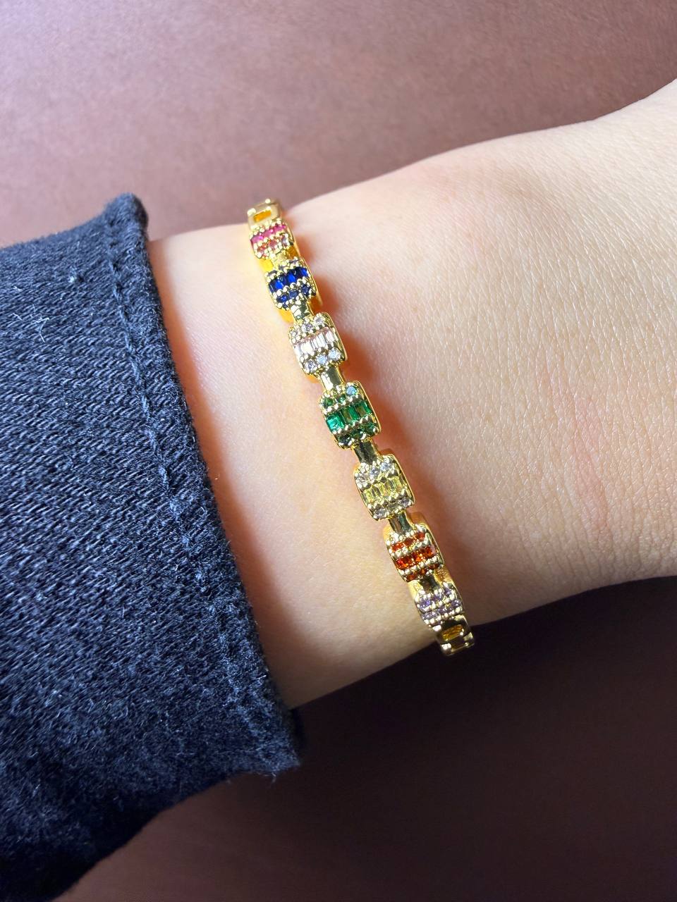Candy Row Bangle - Sola Accessories