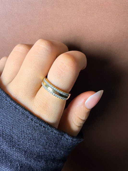 Golden Dazzle Ring - Sola Accessories