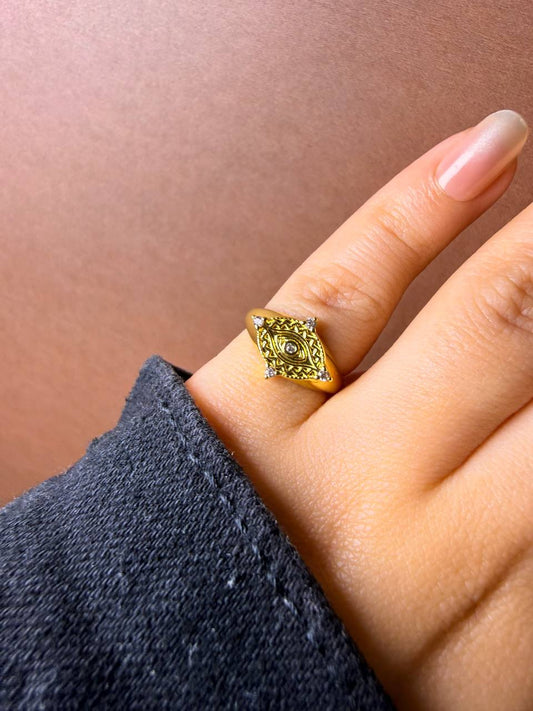 Zenith Eye Pinky Ring - Sola Accessories