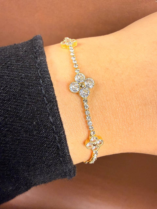 Crystal Bloom Bracelet - Sola Accessories