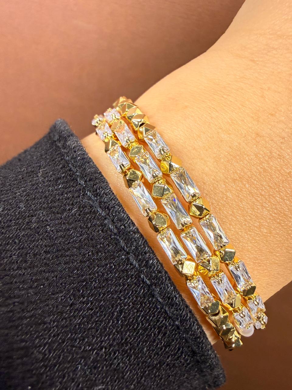 The Pearl & Prism Bangle - Sola Accessories