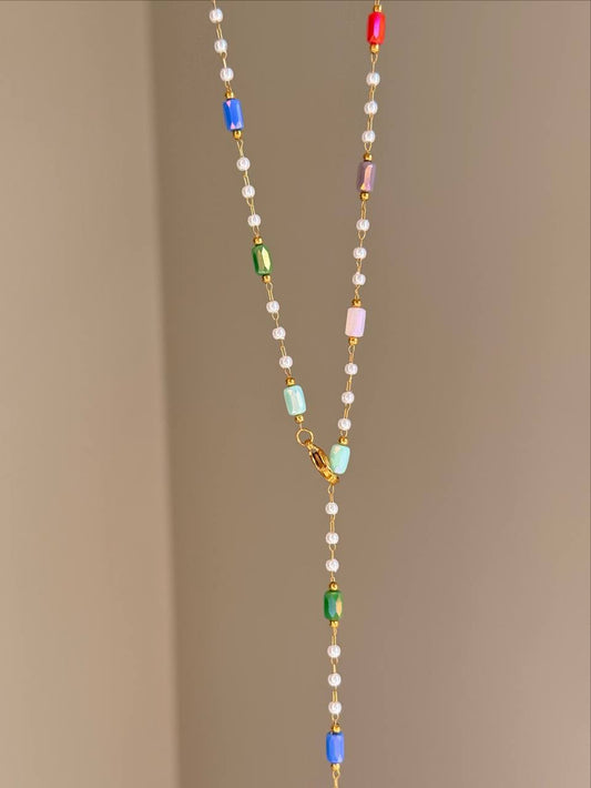 Color Pop Drop Necklace 2 - Sola Accessories