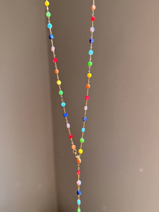 Color Pop Drop Necklace 1 - Sola Accessories