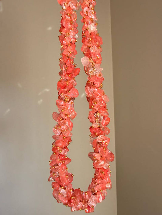 Sunset Coral Necklace