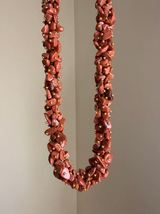 Natural Brown Necklace - Sola Accessories