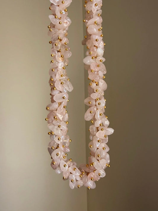 Blush Dust Necklace - Sola Accessories