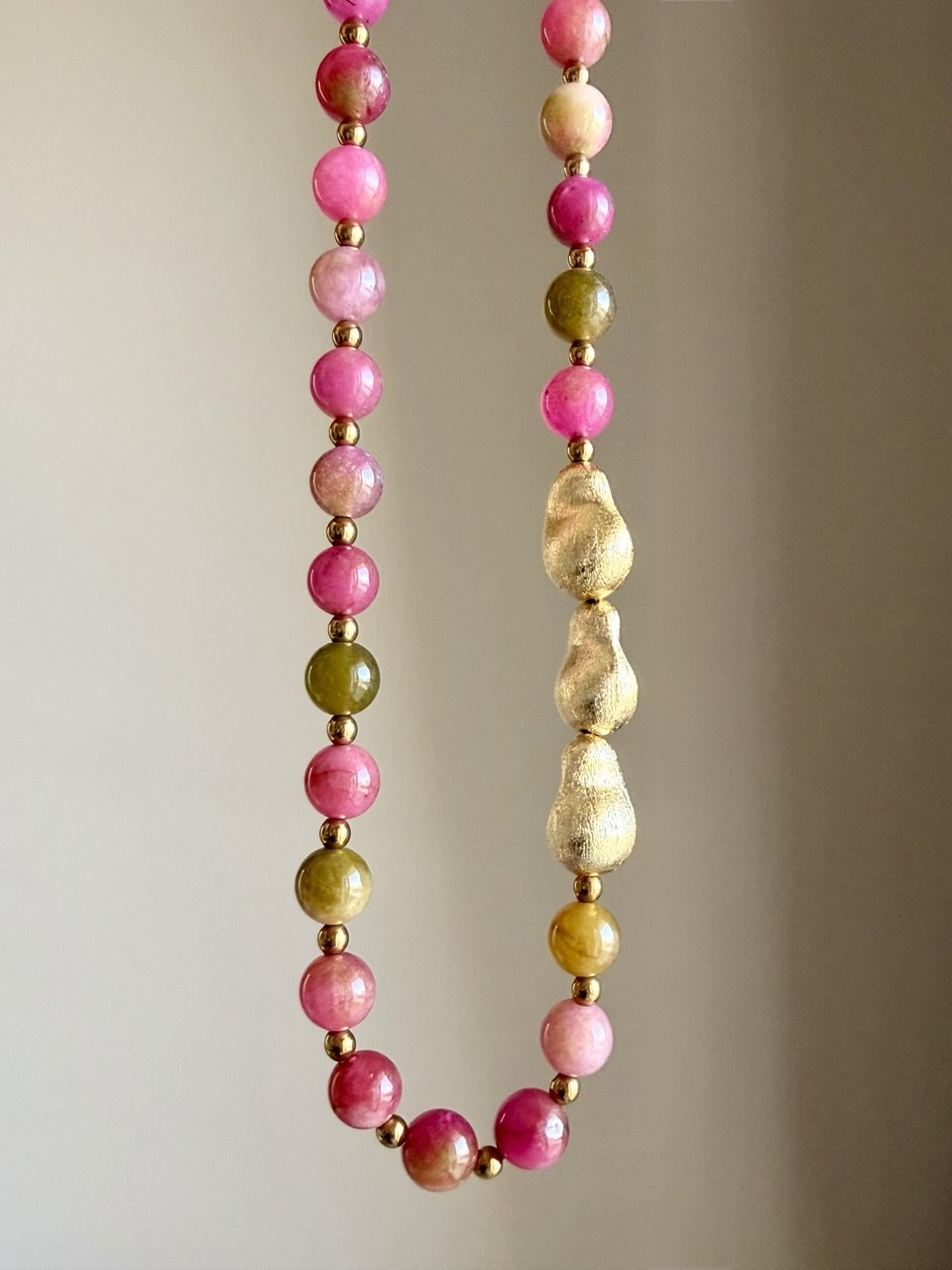 Peony Gold Necklace