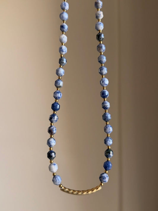 Blue Marble Necklace